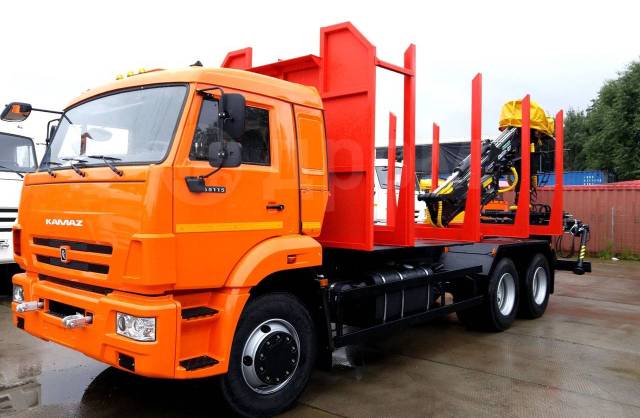Сортиментовоз КАМАЗ 65115 с КМУ Велмаш ВМ10-86